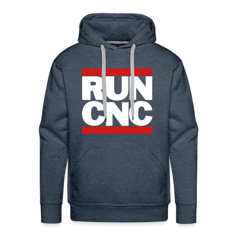 Load image into Gallery viewer, Run CNC Classic Hoodie - heather denim
