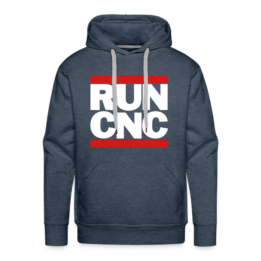 Run CNC Classic Hoodie - heather denim