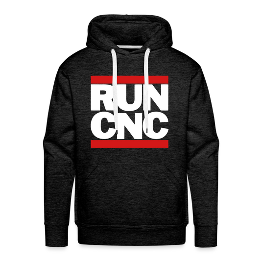 Run CNC Classic Hoodie - charcoal grey