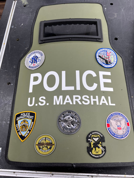 Police LEO Marshal Tactical Ballistic Shield – Veteran Wood Co.