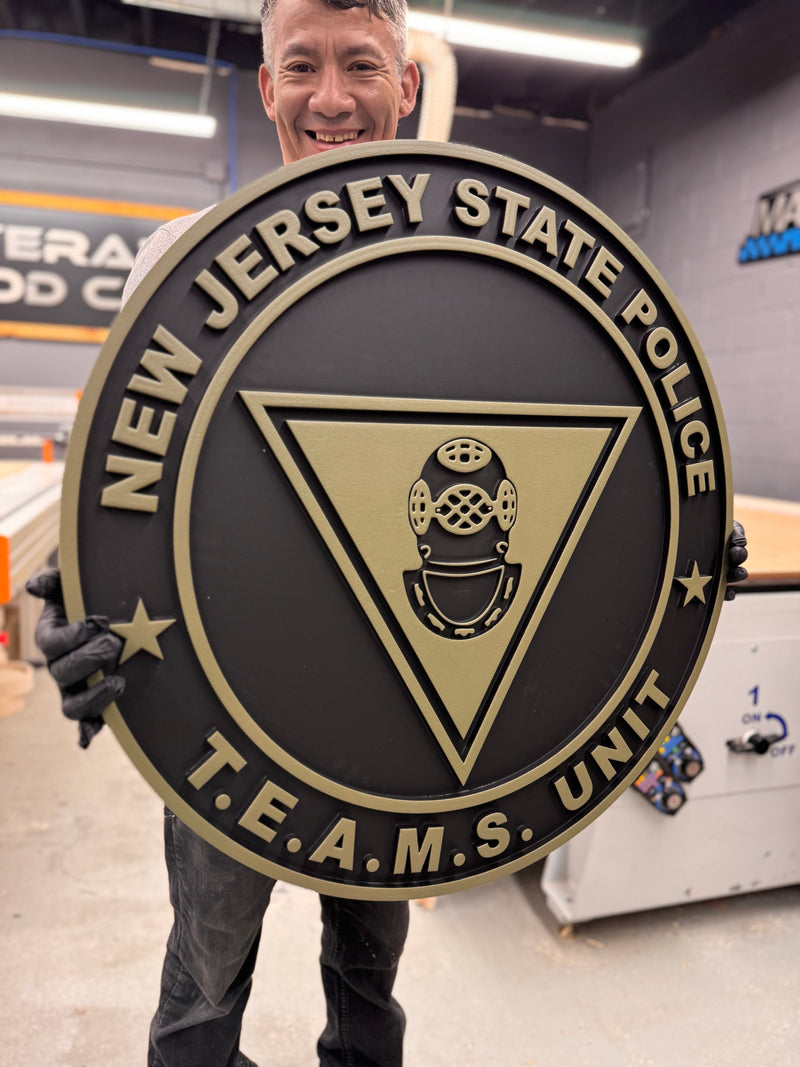 Load image into Gallery viewer, NJSP T.E.A.M.S Unit logo.
