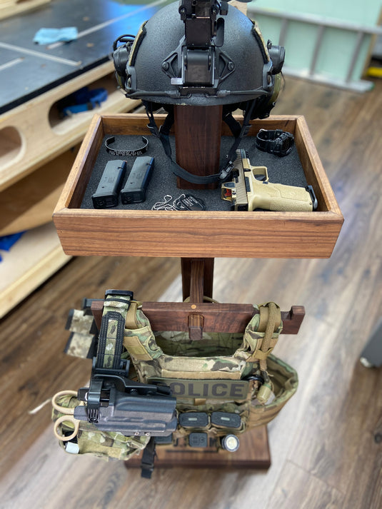Woodworking: Making A Police Gear Stand 
