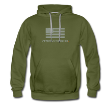 Load image into Gallery viewer, VWC Flag Hoodie - olive green
