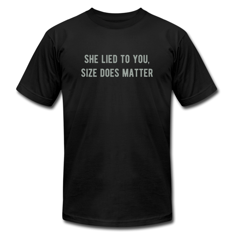 Load image into Gallery viewer, Size Matters Tee - black
