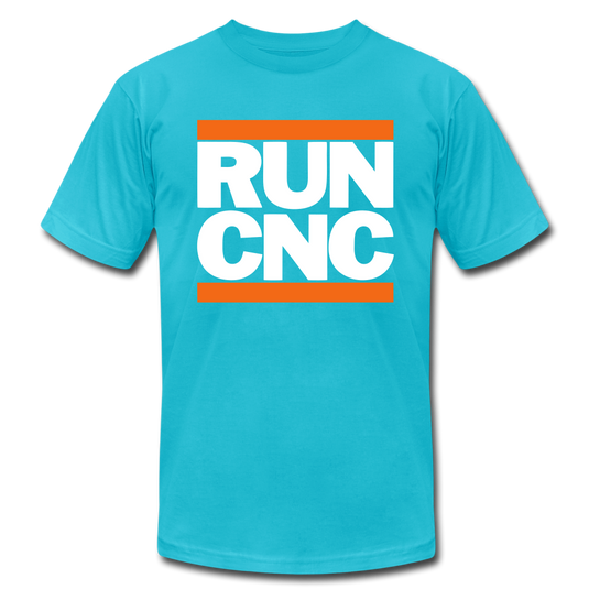 Run CNC Gray - turquoise