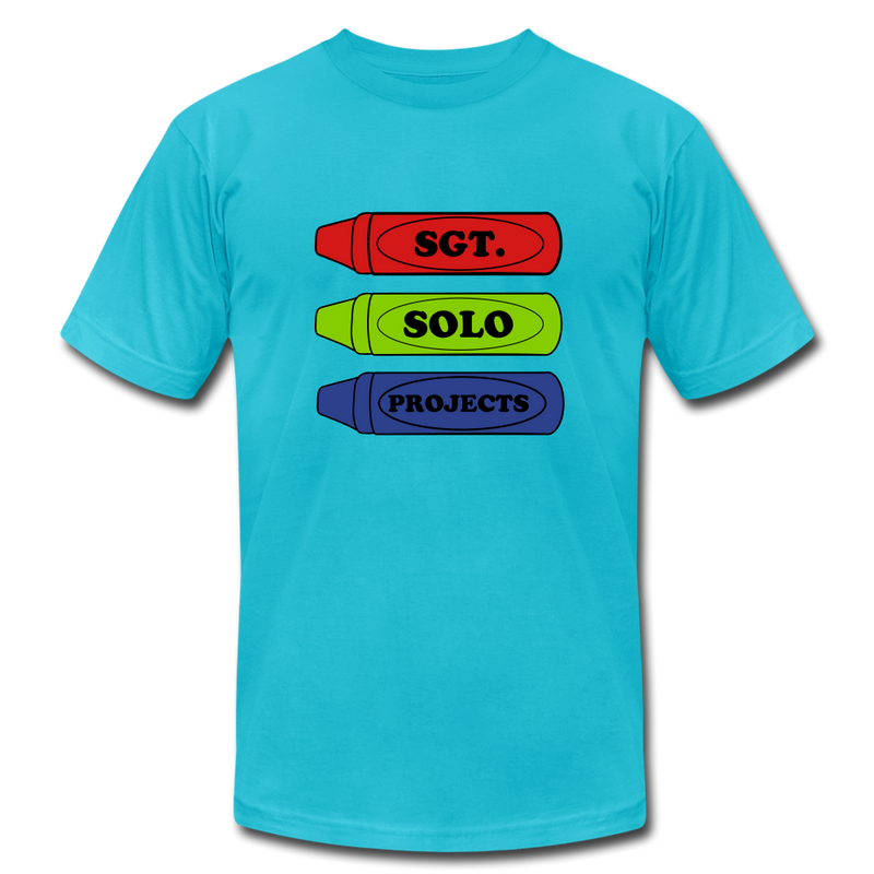 Load image into Gallery viewer, Crayon Tee - turquoise
