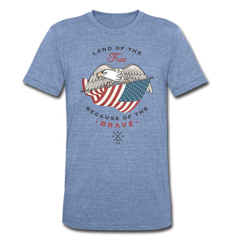 Load image into Gallery viewer, Land of the free (vintage ultra soft) - heather Blue
